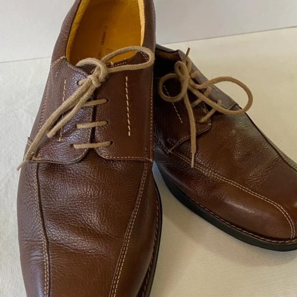 Preowned Sandro Moscoloni Brown Leather Size 15 D Mens Shoes Made In Brazil main image 4